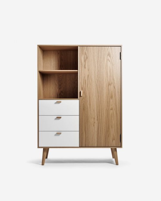 Oak Storage Cabinet